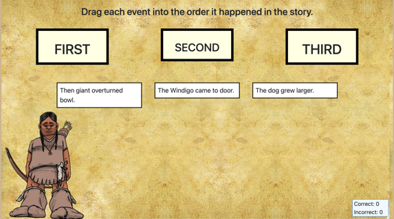 Drag correct statement on to block - 1st, 2nd or 3rd