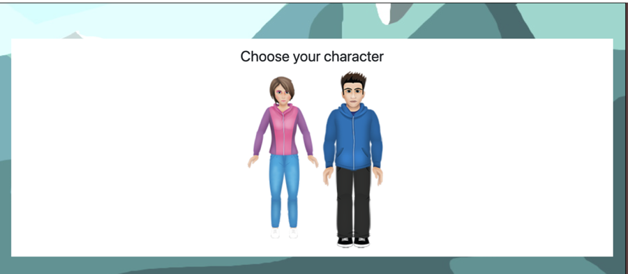 Choose Your Character - Female and male character