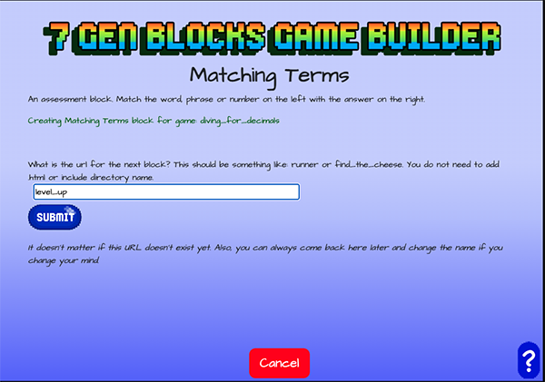 Enter next block